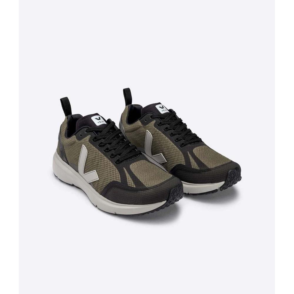 Veja CONDOR 2 ALVEOMESH Schoenen Dames Olive/Black | BE 491HAP